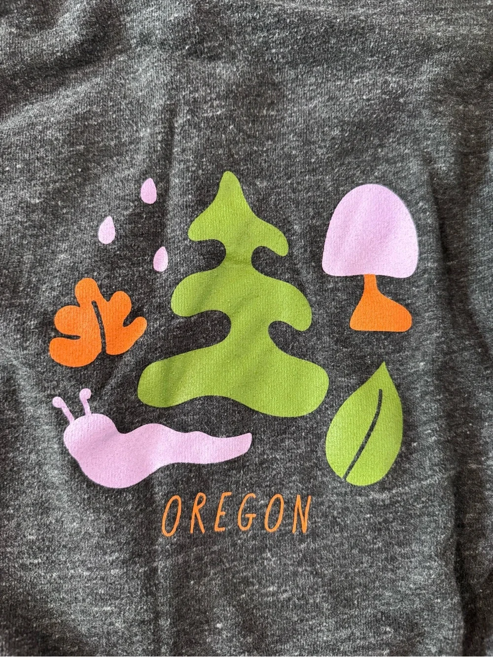 Kids Gray 'Oregon' Zip Up Hoodie - Size 6